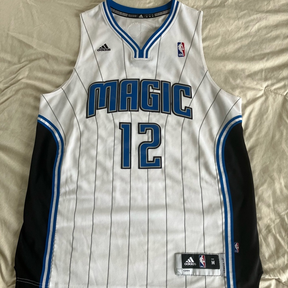 Orlando Magic #12 Dwight Howard Adidas Swingman Jersey - White Size: M
